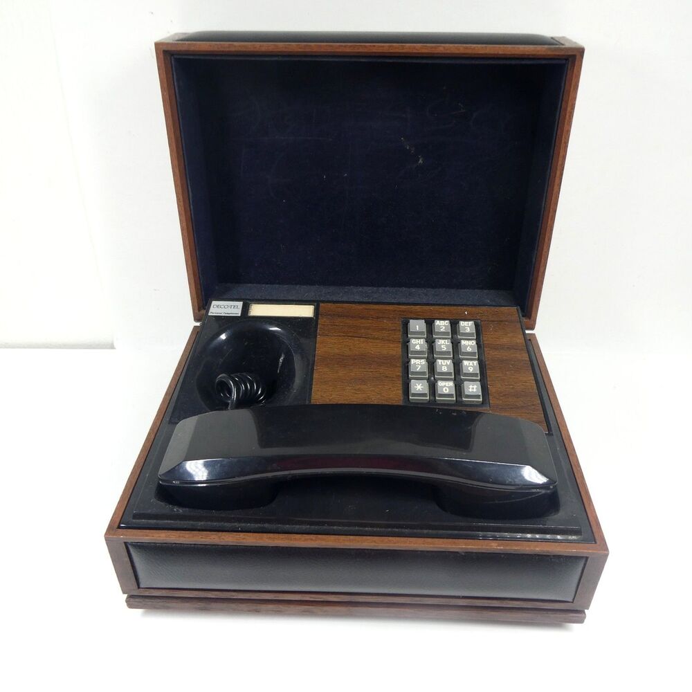 Deco-Tel Personal Telephone Vintage Phone 1970s Desk Office Executive Chestphone
